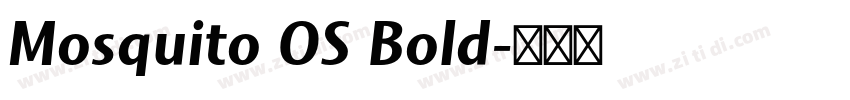 Mosquito OS Bold字体转换
